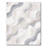 Abstract Area Grey Abstract Swirl Area Rug