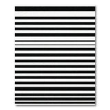 Black and White Bold Black White Horizontal Striped Area Rug
