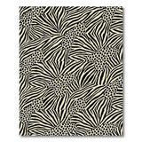 Black White Geometric Zebra Area Rug