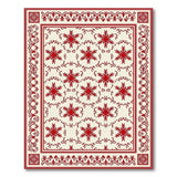 Red Starburst Heritage Tribal Area Rug