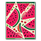 Playful Watermelon Smiles Area Rug
