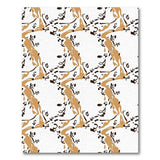 Abstract Tan Flow Area Rug