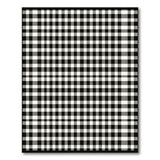 Rustic Farmhouse Black and White Rustic Black White Checkered Area Rug