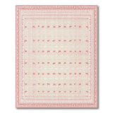 Charming Pink Bow Scatter Area Rug