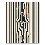 Abstract Geometric Striped Area Rug