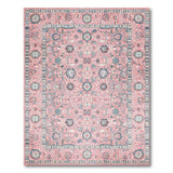 Pink Blush Pink Persian Floral Area Rug