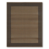 Black Dot Tan Woven Area Rug