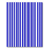 Navy Blue and White Vertical Stripe Area Rug