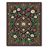 Opulent Traditional Persian Floral Area Rug
