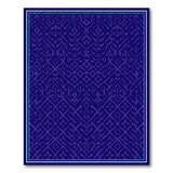 Intricate Purple Geometric Area Rug