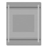 Geometric Modern Grey Layered Geometric Area Rug
