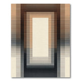 Nested Neutral Frames Geometric Area Rug