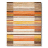 Multi-Stripe Geometric Modern Area Rug