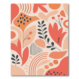 Vibrant Abstract Floral Area Rug