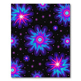 Cosmic Floral Burst Area Rug
