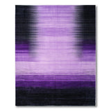 Purple Purple Halftone Gradient Area Rug