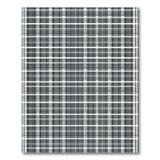 Black and White Crisp Black White Geometric Grid Area Rug