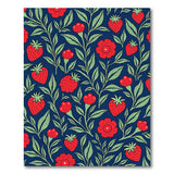 Strawberry Multi-color and Patterns Strawberry Fruit Pattern Area Rug