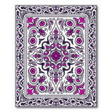 Vibrant Pink Medallion Traditional Persian Rug