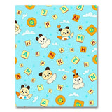 Playful ABC Pandas Letters Kids Cartoon Rug