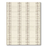 Beige and Neutral Modern Beige Geometric Stripe Area Rug