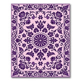 Purple Floral Persian Traditional Persian Area Rug