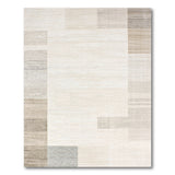 Geometric Modern Modern Beige Grey Geometric Block Area Rug