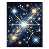 Cosmic Constellations Starburst Galaxy Rug