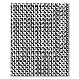 Classic Black White Houndstooth Area Rug