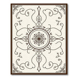 Beige and Neutral Ornate Floral Medallion Cream Rug