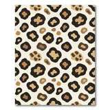 Brown Leopard Print Area Rug