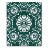 Emerald Green Mandala Persian Rug