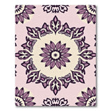 Purple Mandala Purple Mandala Floral Area Rug