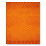 Orange Hexagon Geometric Area Rug
