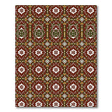 Red Red Heritage Tribal Geometric Area Rug