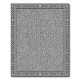 Black White Labyrinth Maze Area Rug