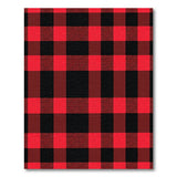 Plaid Red Classic Red Black Buffalo Plaid Area Rug