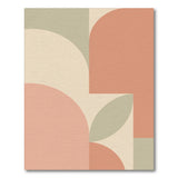 Beige Abstract Overlap Area Rug