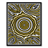 Geometric Modern Bold Yellow Black Geometric Abstract Area Rug