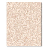 Beige and Neutral Beige Swirling Abstract Area Rug