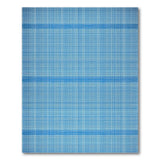 Blue Gingham Check Geometric Area Rug