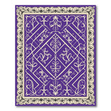 Purple Traditional Persian Area Rug
