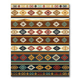 Southwestern Southwestern Geometric Tribal Area Rug