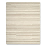 Neutral Tonal Offset Stripe Area Rug