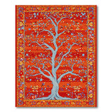 Red Tree of Life Persian Area Rug
