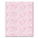 Blush Pink Swirling Floral Area Rug
