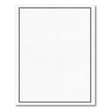 Minimalist Black Border Area Rug