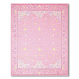 Pink Unicorn Stars Kids Area Rug
