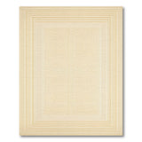 Beige Nested Geometric Lattice Area Rug
