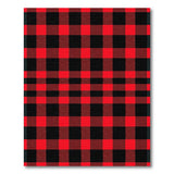 Buffalo Plaid Rustic Farmhouse Bold Red Black Buffalo Plaid Area Rug